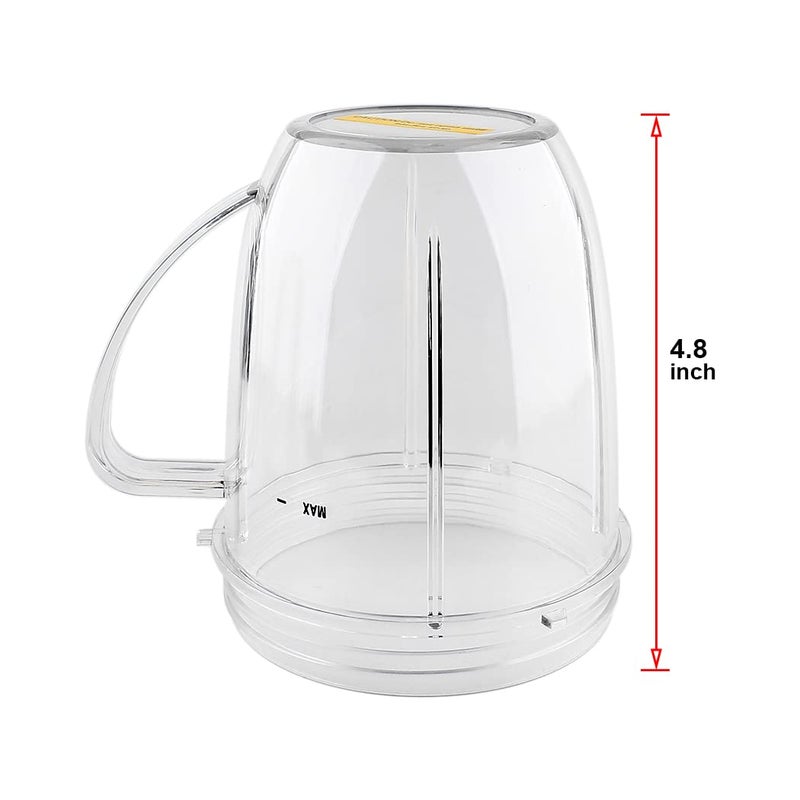 Anbige 18oz Cups With Handle Replacement Parts,Compatible with Nutribullet 600W and 900W (2 18oz Cups with Handle) - Image 3